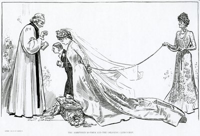 La madre ambiziosa e il clero compiacente, 1902 da Charles Dana Gibson